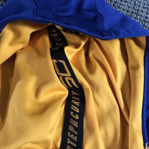 Stephen Curry Under Armour Ruin The Game 30 Youth Med Blue/White Full-Zip Hoodie - Picture 6 of 8